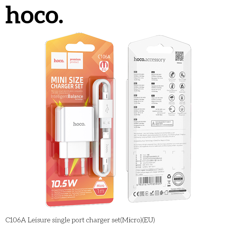 Bộ sạc C106A Micro